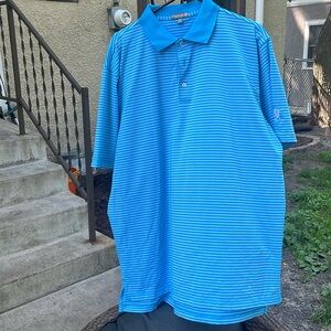 Peter Millar Striped La Jolla Golf Polo